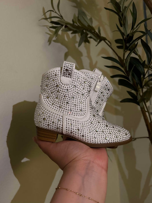 Mia Boots - White gem