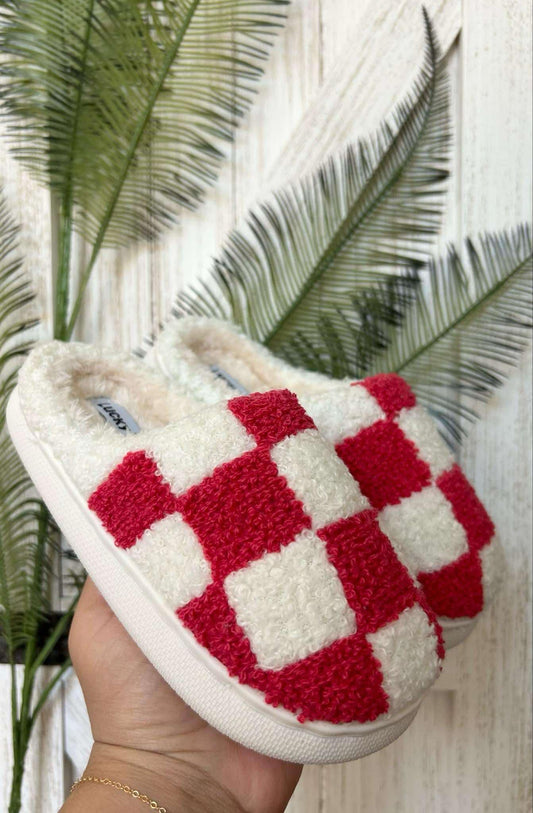 Checker slide - pink